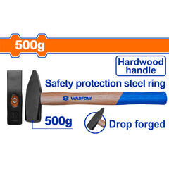Wadfow Drop-Forged Carbon Steel Hammerhead Machinist Hammer With Hardwood Handle WAD-HT