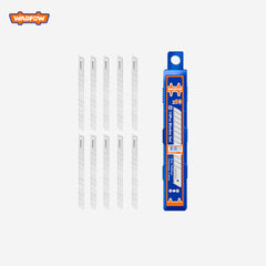 Wadfow Snap-Off Knife Blades Set 9mm X 80mm 10 Pcs WMK1K09