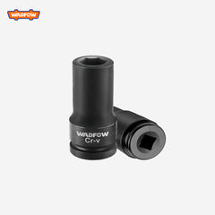 Wadfow 1-inches Cold Extrusion Drive Deep Impact Socket Set Cr-Mo 19mm-65mm