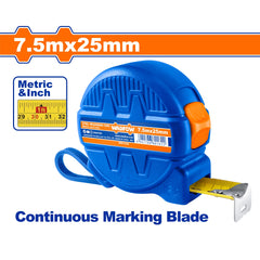 Wadfow Steel Measuring Tape With Continuous Marking Blade 3m 5m 7.5m
