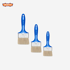 Wadfow Set of 3pcs Paint Brush With Plastic Handle For Wall Paint & Coating WPB1931