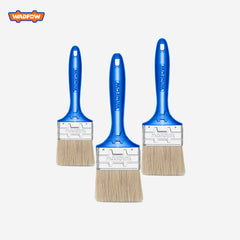 Wadfow 3 Pcs Paint Brush Set With Plastic Handle For Wall