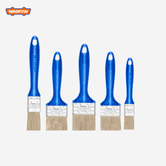 Wadfow Set of 8pcs Bristle oil Based Paint Brush Set with Plastic Handle WPB1981