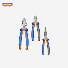 Wadfow 6"/160mm / 8"200mm Set of 3PCS High Leverage Pliers Set WPS0613