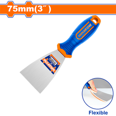 Wadfow 2.5in(63mm)-6in(150mm) Putty Trowel Stainless With Flexible Blade WPT2325|WPT2306
