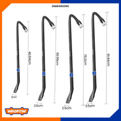 Wadfow 18" 24" 30" 36" Wrecking Bar / Crow