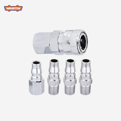 Wadfow Quick Coupler And Plug Set Nitto Type 5 Pcs