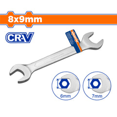 Wadfow Double Open End Spanner 6 x 7mm | 24 x 27mm