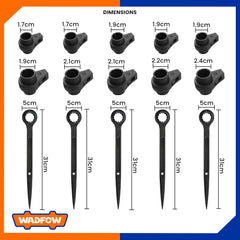 Wadfow Double Socket Ratchet Wrench