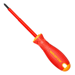 Wadfow 1000V Insulated Pozi-Drives Philips Screwdriver (Round Shank)