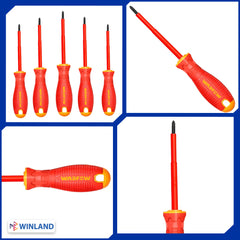 Wadfow 1000V Insulated Philips Screwdriver (Round Shank)