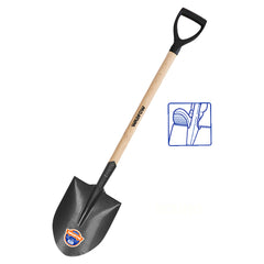 Wadfow WSE13 Shovel with wooden handle Round & Square (1000mm)