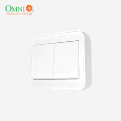 Omni Surface Mounted Convenience Wall Type Switch 1-Gang, 2-Gang, 3-Gang 10A