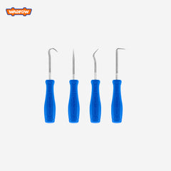 Wadfow 4Pcs Pick and Hook Set Polypropylene Material Handle