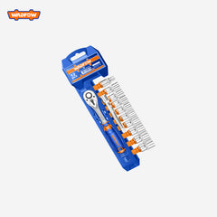 Wadfow 12pcs 3/8" Socket Set Cr-V Steel