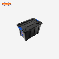 Wadfow 55Liters Stackable Plastic Container - Black WTB3355