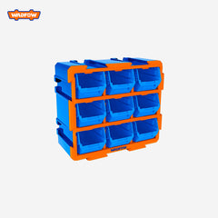 Wadfow Set of 9pcs Plastic Trays Modular Storage Tower 380 x 170 x 320mm WAD-HT WTB8330