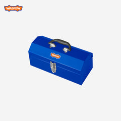 Wadfow Compartment Curve Design Portable Steel Tool Box 363 x 150 x 117mm