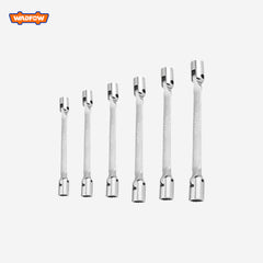 Wadfow WTH2E0 8mm to 19mm 2-Head Flexible Socket Wrench