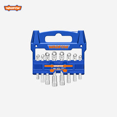 Wadfow 8Pcs L-Angled Socket Wrench Set 8mm-19mm