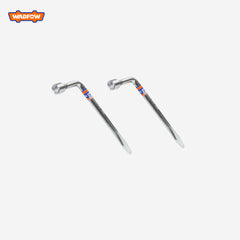 Wadfow 17mm-19mm Chrome plated L-Type Wrench with Screw Driver Crowbar
