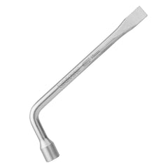 Wadfow 17mm-19mm Chrome plated L-Type Wrench with Screw Driver Crowbar