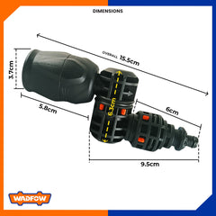 Wadfow 360° Integrated Rotary Nozzle Suitable for High Pressure Washer WXN1536 WAD-HT