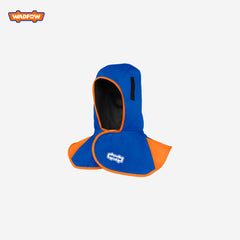 Wadfow Flame-Retardant Full Protective Welding Hood with Neck Shoulder Drape-Welding Caps WZMC001