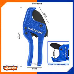 Wadfow 203mm Aluminum Teflon Coated PVC Pipe Cutter