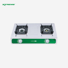 Xtreme Cooking Stove Double Burner Stainless Gas Stove XGS-2BECO