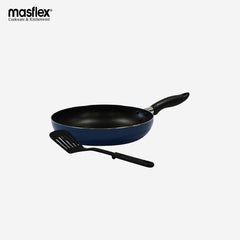 Masflex 20cm Frying Pan Aluminum Non Stick Induction Frypan with FREE Nylon Turner XJ-20