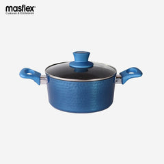 Masflex 3-Layer Non Stick Induction Casserole 20cm Heavy Gauge Aluminum ZC-84