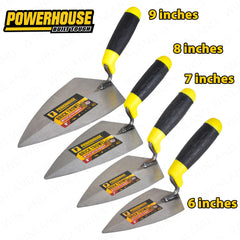 Powerhouse by Winland Pro Series Bricklaying Cement Trowel with TPR Handle 6inch | -9inches