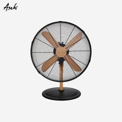 Asahi Desk Fan | Electric Fan | Wooden Retro Fan 16" XF 6004 - Winland Depot