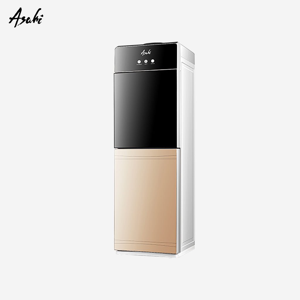 Asahi Hot and Cold Water Dispenser With storage cabinet WD - 104(BW) - Winland Depot
