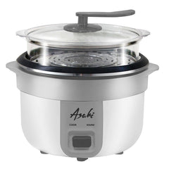 Asahi Rice Cooker 1.8L 10 - Cups of Rice with Plastic Steamer 700watts RC - 109 - Winland Depot