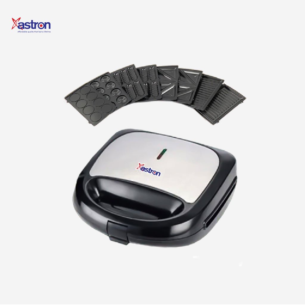 Astron 4 - in - 1 Multi - Function Breakfast Presser | Sandwich Maker SM - 400 - Winland Depot