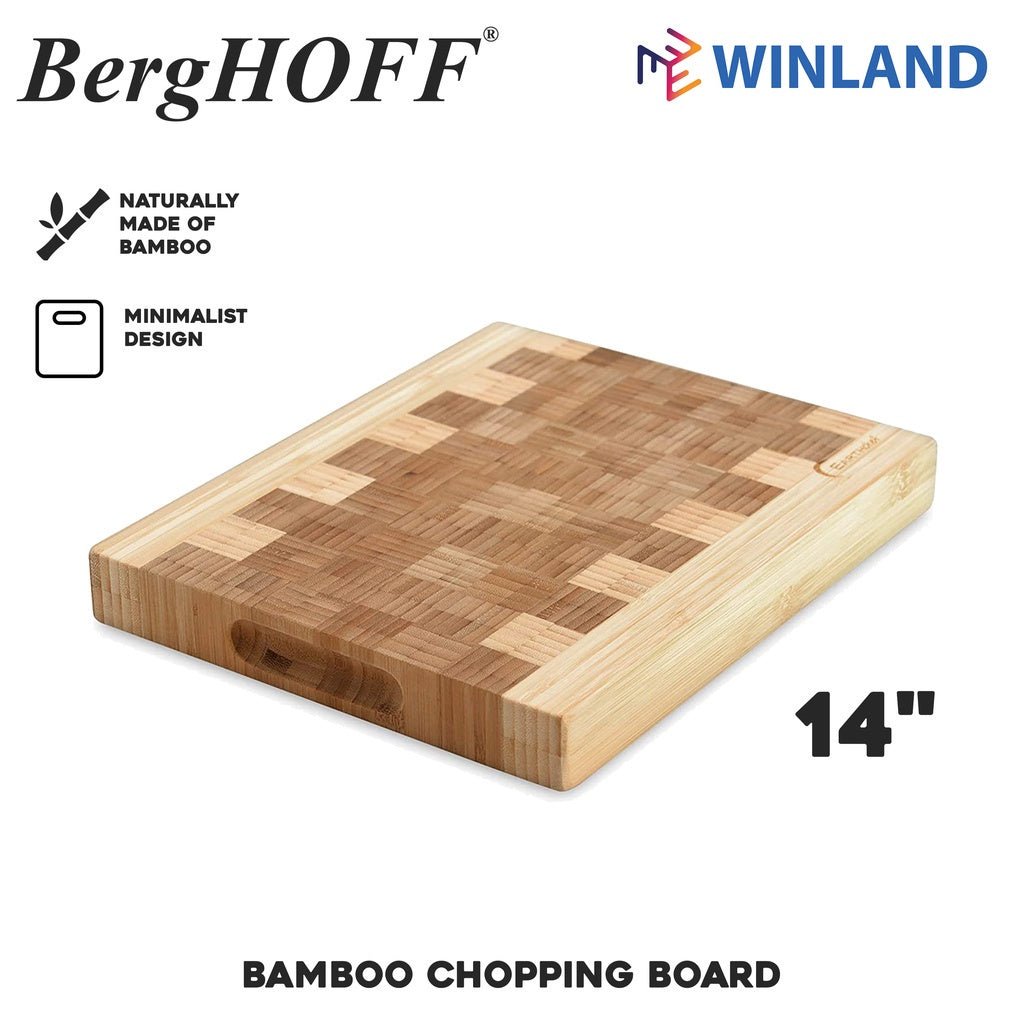 Berghoff 14" Pure Thick Bamboo Natural Beauty Chopping Board - Winland Depot