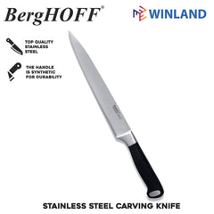 Berghoff Stainless Steel Bistro Carving 8" Stainless Steel Carving Knife - Winland Depot