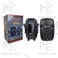 Crown 1pc 15 Inch 2 - Way Powered Portable Sound System 400W (Active) PRO - 5008R - Winland Depot