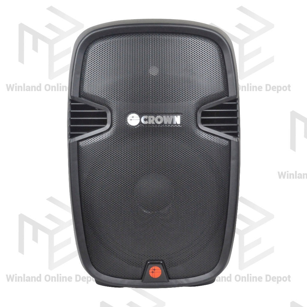 Crown 1pc 15 Inch 2 - Way Powered Portable Sound System 400W (Active) PRO - 5008R - Winland Depot