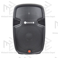 Crown 1pc 15 Inch 2 - Way Powered Portable Sound System 400W (Active) PRO - 5008R - Winland Depot