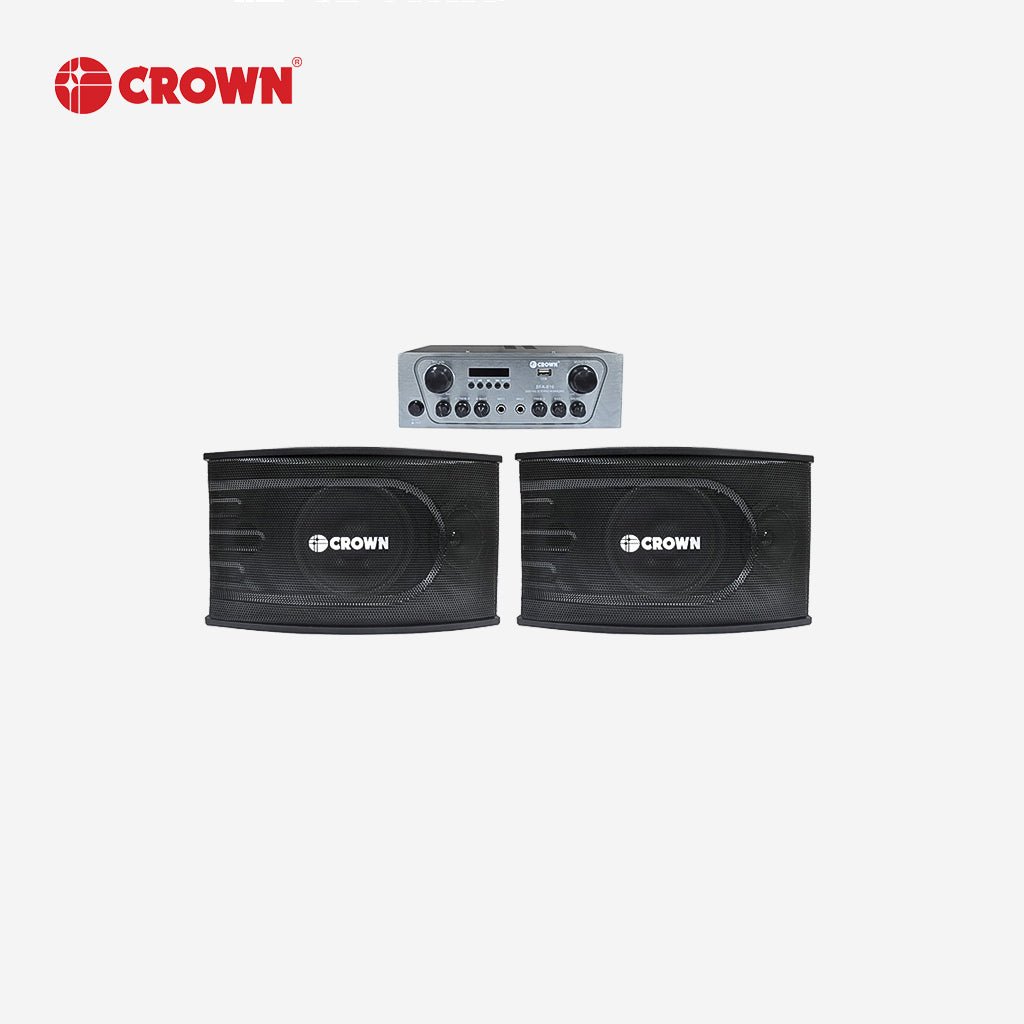 Crown 1pc 2 - Way Baffles w/ Amplifier 6½" Woofer + 3" Tweeter 2CH 2000W BFA - 616 - Winland Depot