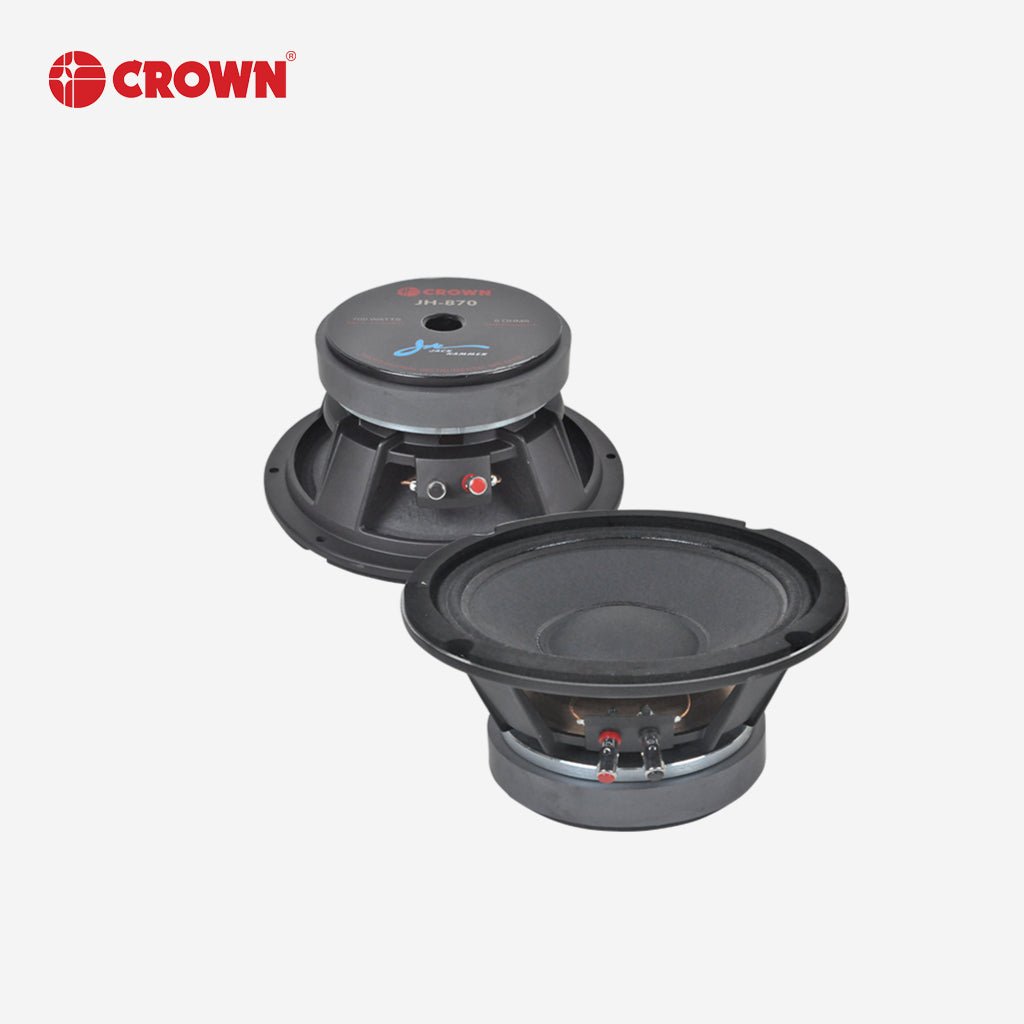 Crown 1pc 8 Inch Jack Hammer Professional Instrumental Speaker 700W JH - 870 - Winland Depot