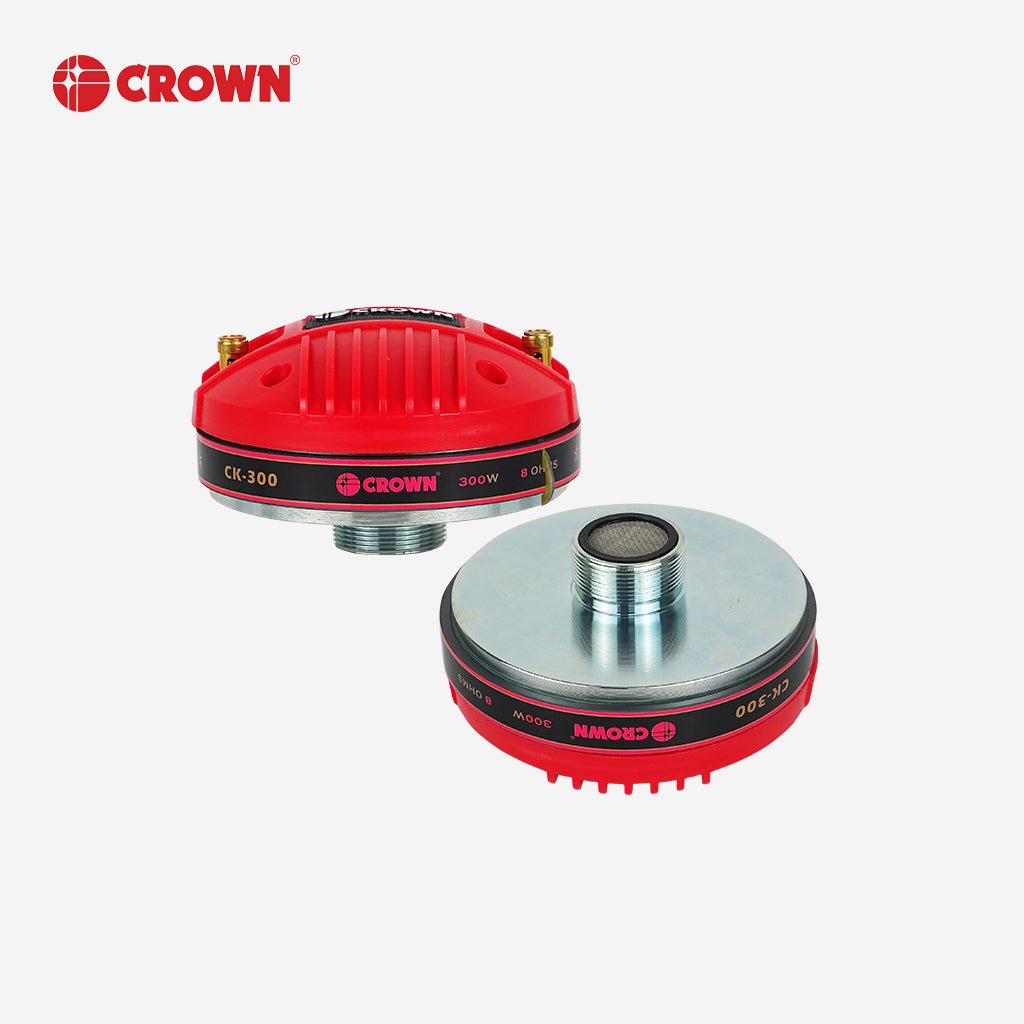 Crown 1pc Compression Driver Unit 300W Ohms 44mm VC CK-300