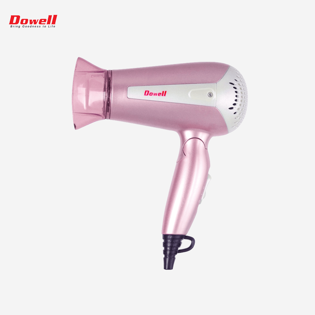 Dowell 2 - speed Foldable Hair Dryer Personal Hair Blower (Pink) - Winland Depot