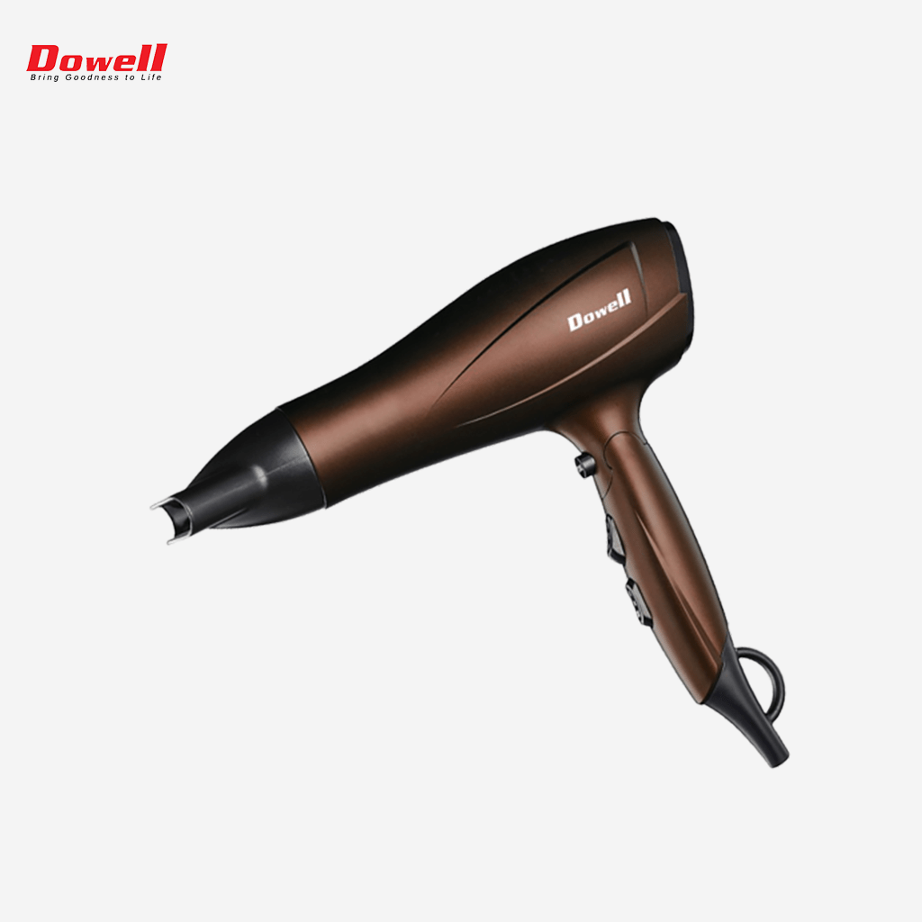 Dowell 2 - speed Professional Foldable Hair Blower Dryer Hair Blower w/ Diffuser PHB - 23P - Winland Depot
