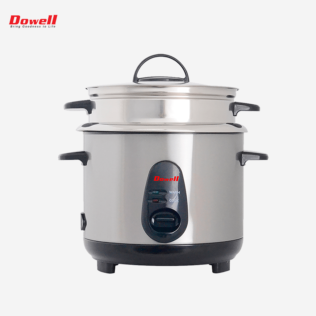Dowell 8 cups Rice Cooker Non - stick Aluminum Bowl RC - 8SS with Steamer - Winland Depot