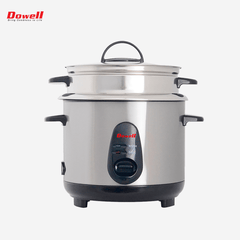 Dowell 8 cups Rice Cooker Non - stick Aluminum Bowl RC - 8SS with Steamer - Winland Depot