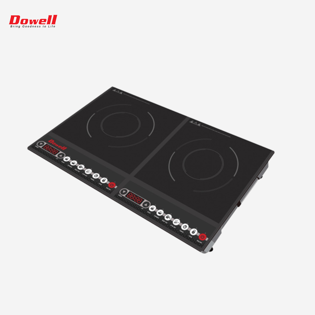Dowell Dual Hobs Induction Cooker with 10 Level Temperature IC - 22 - Winland Depot